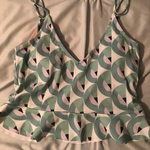Medium Birdseye scoop back top